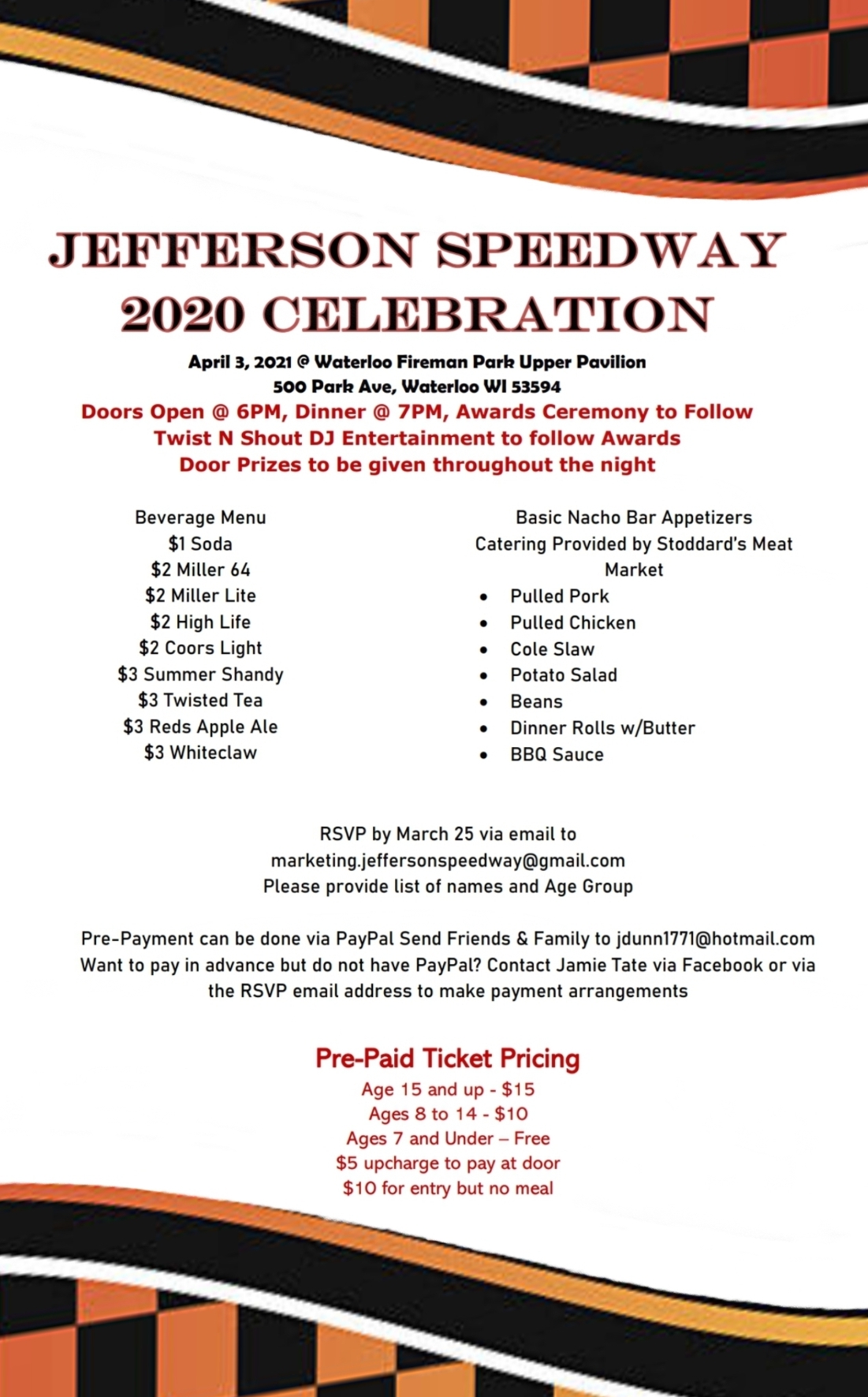 Jefferson Speedway 2020 Celebration
