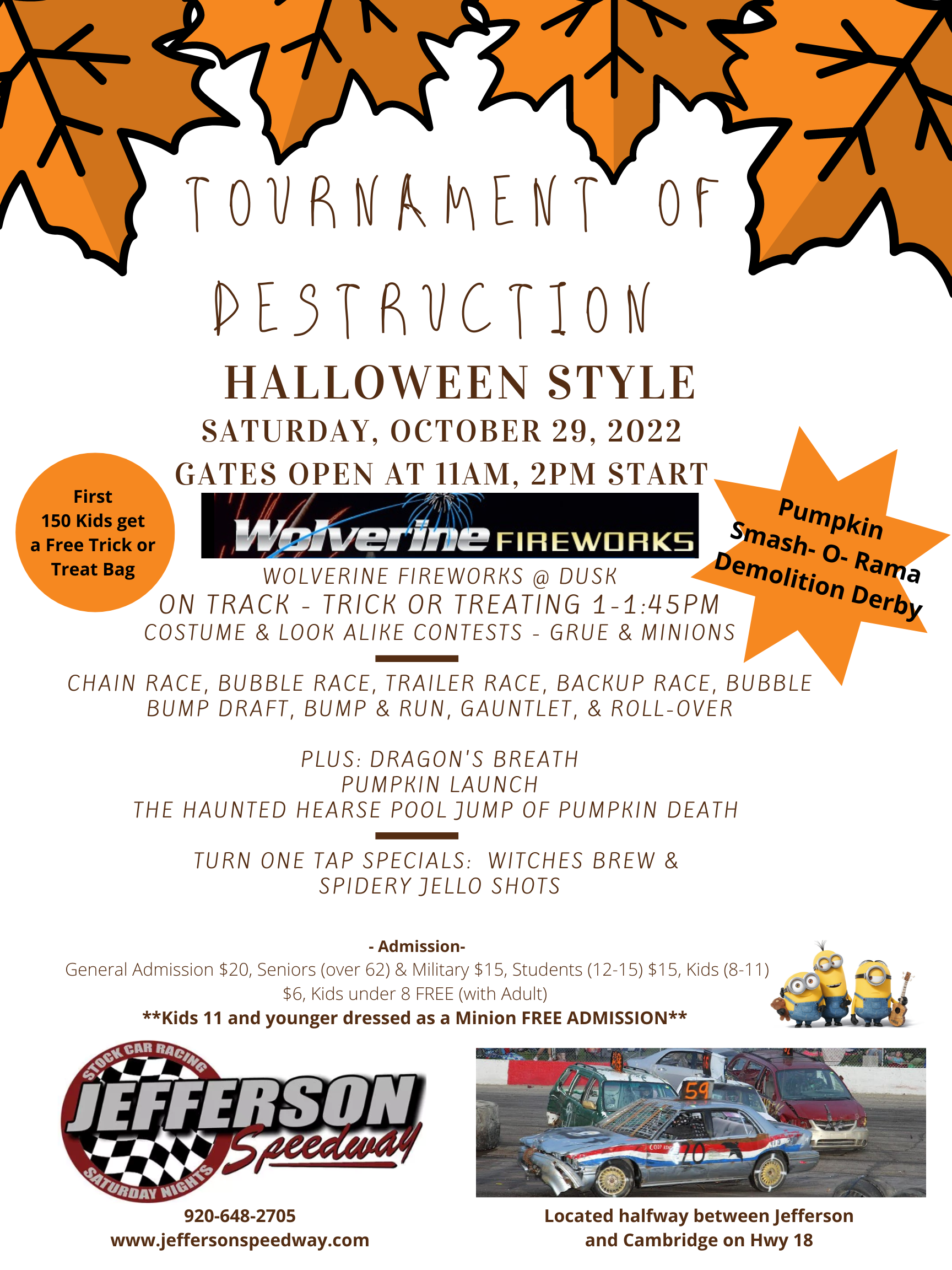Tournament Of Destruction – Round 5 – Halloween Style – October 29, 2022