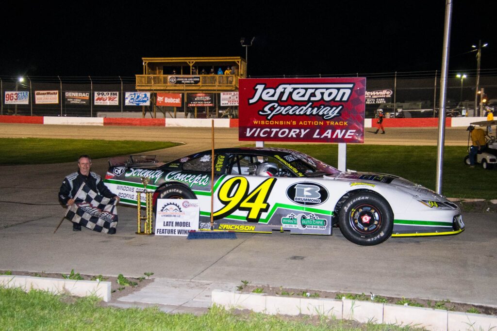 JASON ERICKSON CAPTURES LEGACY AUTO SALES 50 - Jefferson Speedway