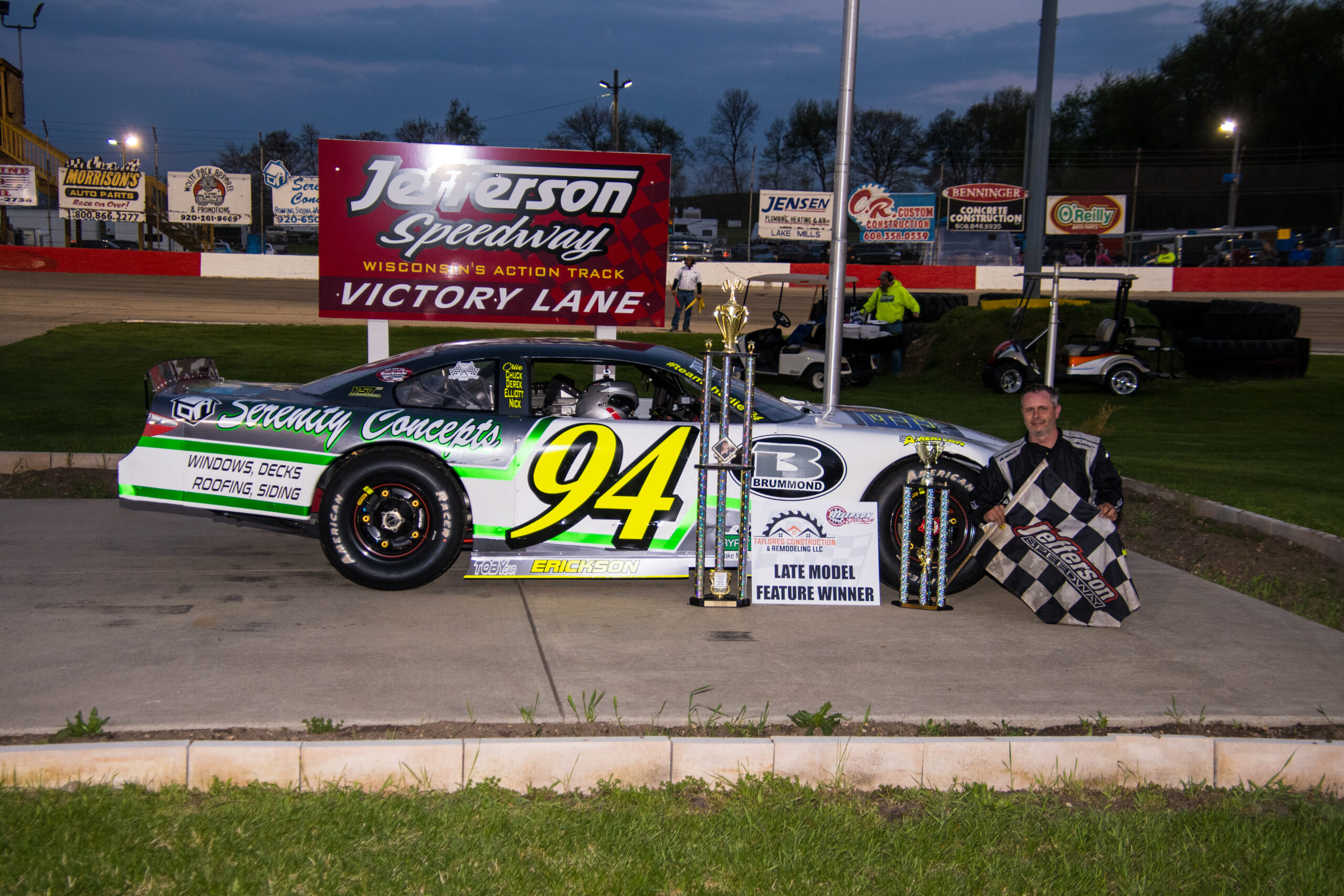 JASON ERICKSON CLAIMS SEASON OPENER RED LINE BBQ & CATERING 50