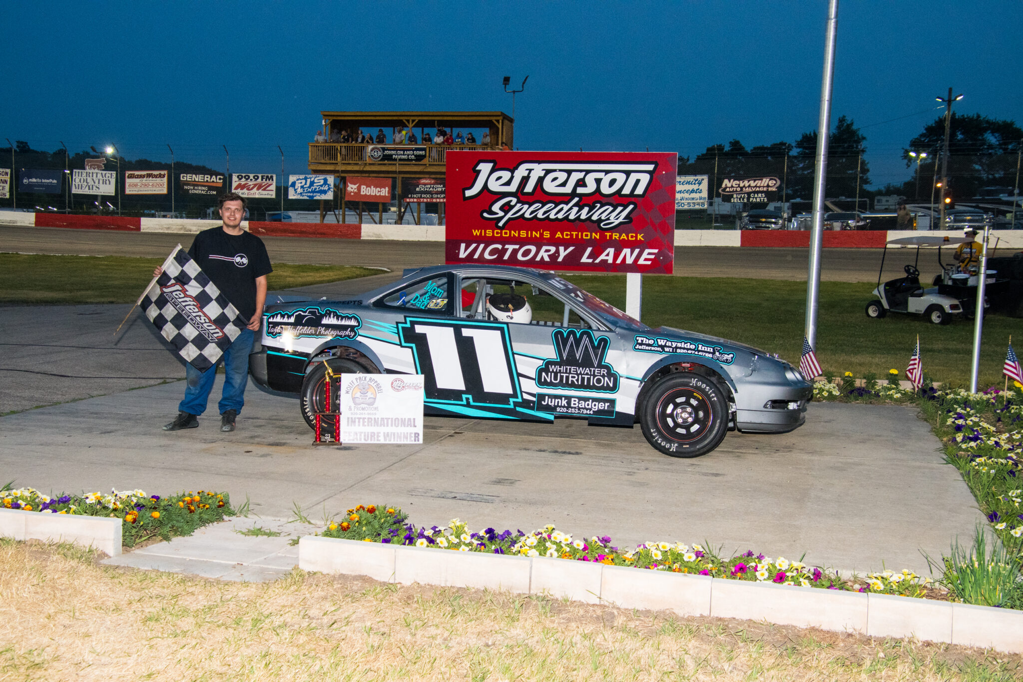 Jason Erickson wins the Joas Painting 50 - Jefferson Speedway