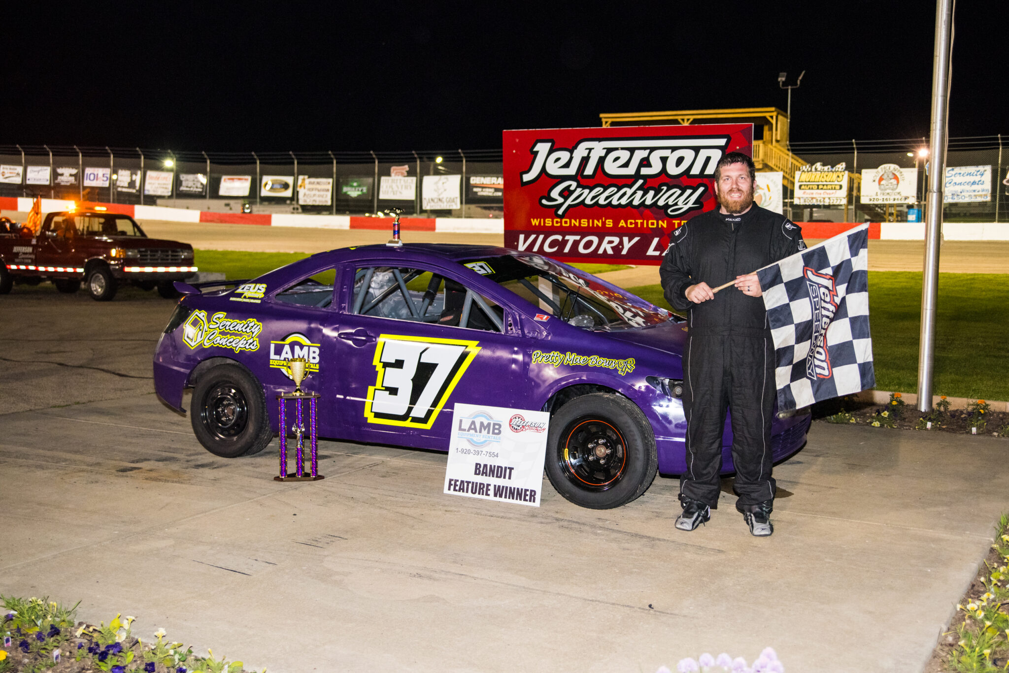 Ty Majeski Victorious in the ASA Salute The Troops 100 - Jefferson Speedway