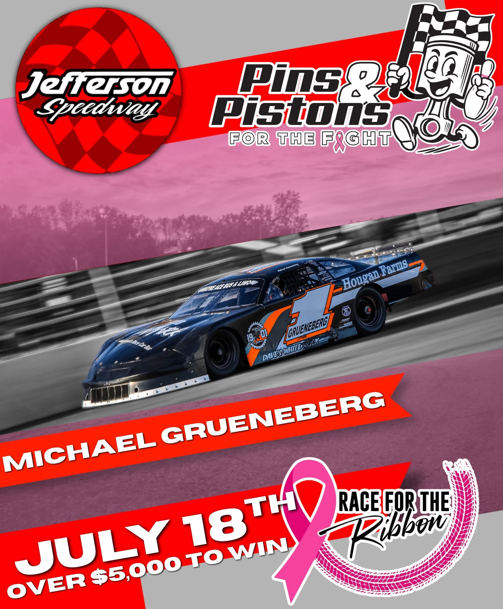 Register For Upcoming Event – Don’t Miss Out On The Pins & Pistons Race For The Ribbon Special Event On July 18th!